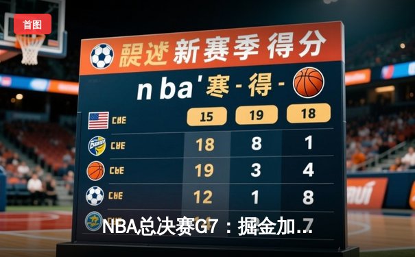 NBA总决赛G7：掘金加时苦战险胜凯尔特人，约基奇狂砍40+三双率队卫冕